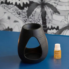 SET HORNITO DE CERÁMICA NEGRO + ACEITE COCO & VAINILLA