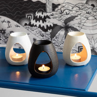SET HORNITO BLANCO + TEALIGHTS SIN AROMA x 100u