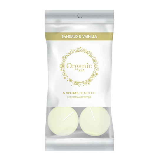 TEALIGHTS  SÁNDALO & VAINILLA