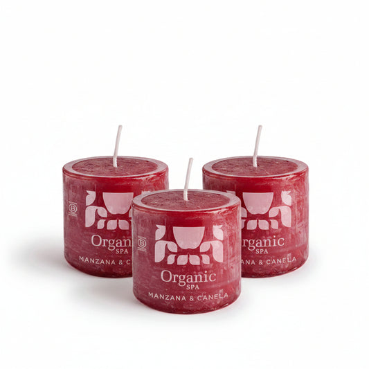 PACK VELA 6X6 x3 MANZANA & CANELA