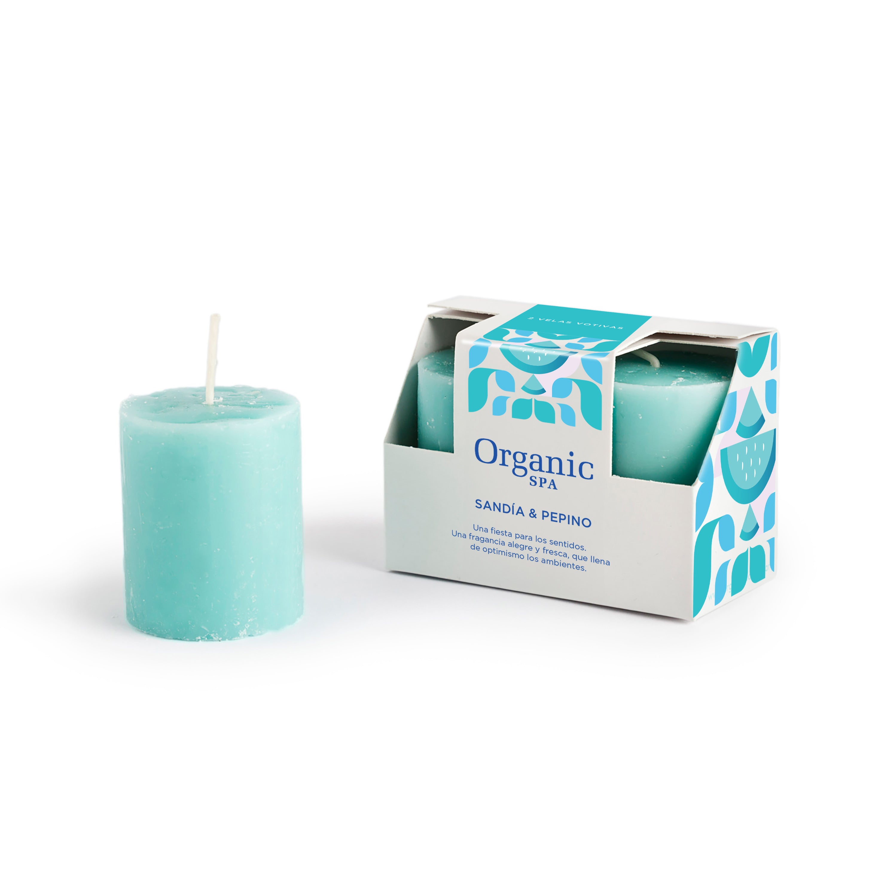VELA VOTIVA SANDÍA & PEPINO