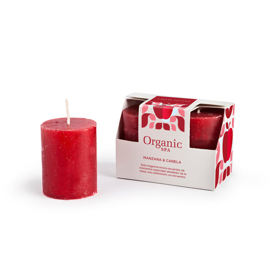 VELA VOTIVA MANZANA & CANELA