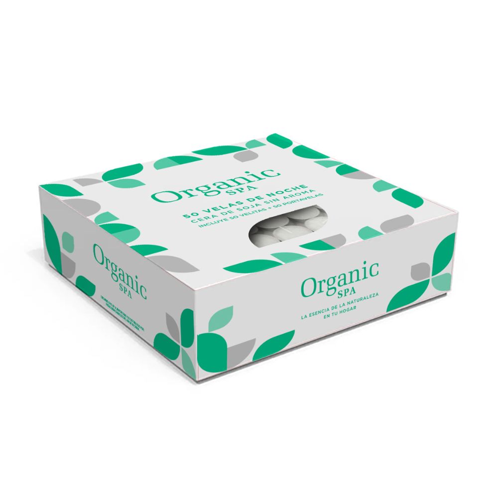 TEALIGHTS x 50 u . CERA DE SOJA