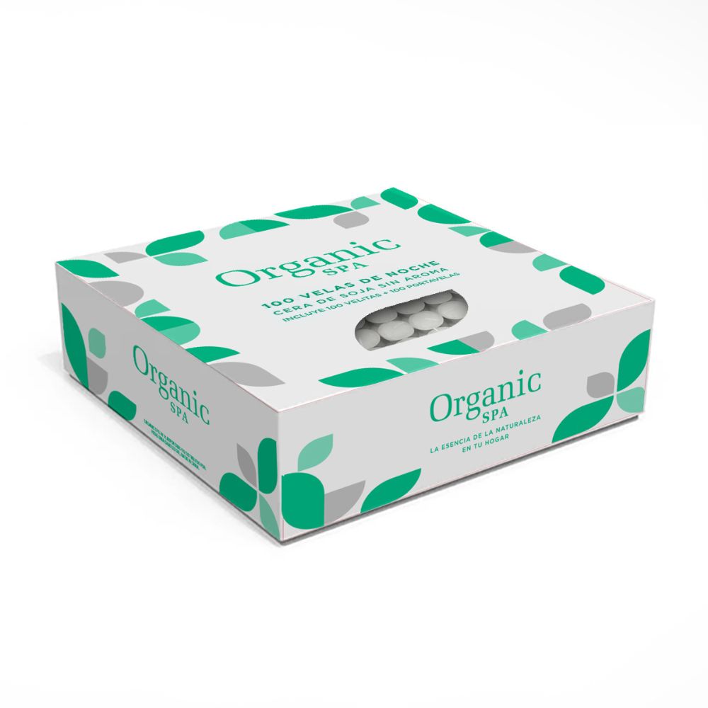 TEALIGHTS x 100 u . CERA DE SOJA