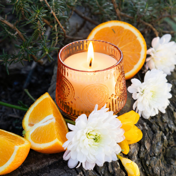 VELAS AROMÁTICAS EN VASO
