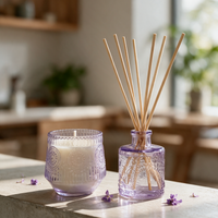 SET VIOLETA SERENA DIFUSOR DE AMBIENTES + VELA AROMÁTICA